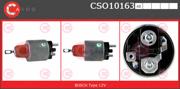 CSO10163AS Casco Реле стартера втягивающее