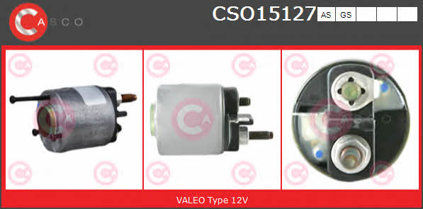 CSO15127AS Casco Реле стартера втягивающее