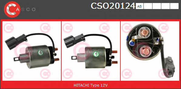 Casco CSO20124AS Реле стартера втягивающее CSO20124AS: Отличная цена - Купить в Украине на EXIST.UA! CSO20124AS Casco Реле стартера втягивающее
