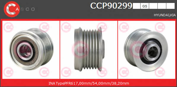 Casco CCP90299GS Шків генератора CCP90299GS: Купити в Україні - Добра ціна на EXIST.UA!