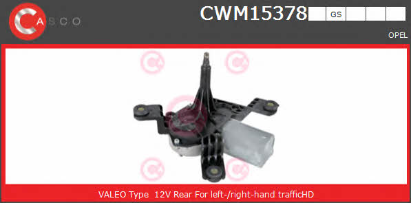 Casco CWM15378GS Мотор склоочисника CWM15378GS: Купити в Україні - Добра ціна на EXIST.UA!