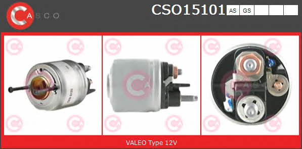 CSO15101AS Casco Реле стартера втягивающее