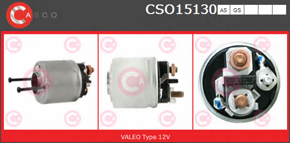 CSO15130AS Casco Реле стартера втягивающее