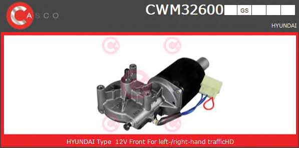 Casco CWM32600GS Мотор склоочисника CWM32600GS: Купити в Україні - Добра ціна на EXIST.UA!