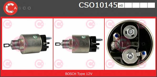 CSO10145AS Casco Реле стартера втягивающее