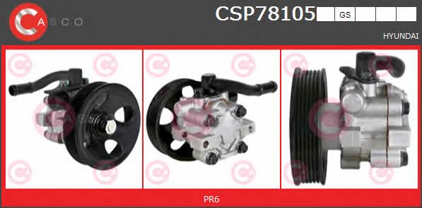 Casco CSP78105GS Насос гидроусилителя руля CSP78105GS: Отличная цена - Купить в Украине на EXIST.UA! CSP78105GS Casco Насос гидроусилителя руля