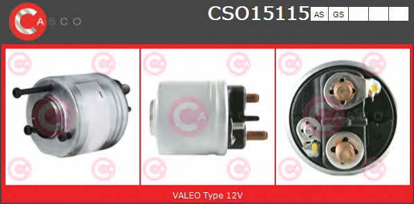 Casco CSO15115AS Реле стартера яке втягує CSO15115AS: Купити в Україні - Добра ціна на EXIST.UA!