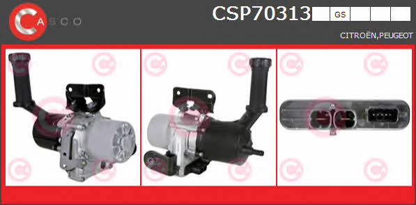 Casco CSP70313GS Насос гідропідсилювача керма CSP70313GS: Купити в Україні - Добра ціна на EXIST.UA!