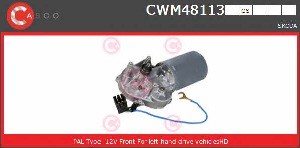 Casco CWM48113GS Мотор склоочисника CWM48113GS: Купити в Україні - Добра ціна на EXIST.UA!