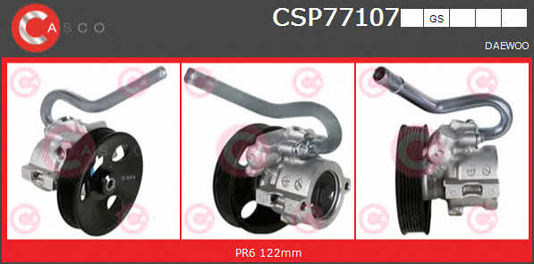 Casco CSP77107GS Насос гідропідсилювача керма CSP77107GS: Купити в Україні - Добра ціна на EXIST.UA!