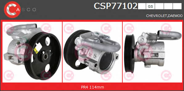 Casco CSP77102GS Насос гідропідсилювача керма CSP77102GS: Купити в Україні - Добра ціна на EXIST.UA!