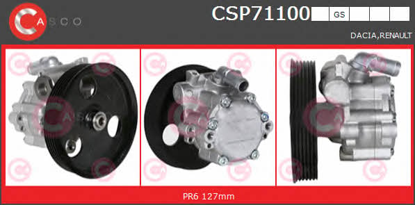 Casco CSP71100GS Насос гідропідсилювача керма CSP71100GS: Купити в Україні - Добра ціна на EXIST.UA!