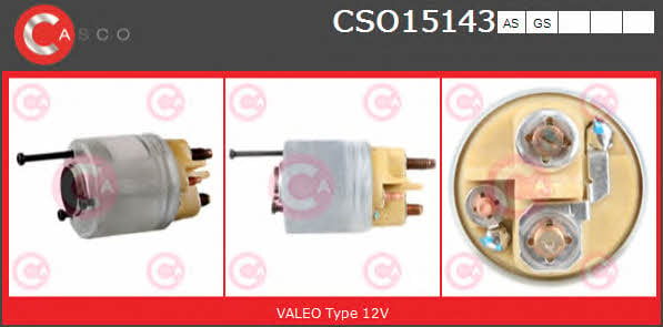 Casco CSO15143AS Реле стартера яке втягує CSO15143AS: Купити в Україні - Добра ціна на EXIST.UA!