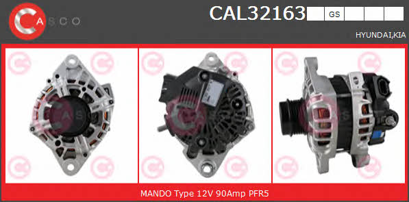 Casco CAL32163GS Генератор CAL32163GS: Купити в Україні - Добра ціна на EXIST.UA!