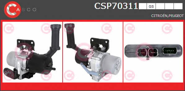 Casco CSP70311GS Насос гідропідсилювача керма CSP70311GS: Купити в Україні - Добра ціна на EXIST.UA!