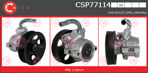 Casco CSP77114GS Насос гідропідсилювача керма CSP77114GS: Купити в Україні - Добра ціна на EXIST.UA!