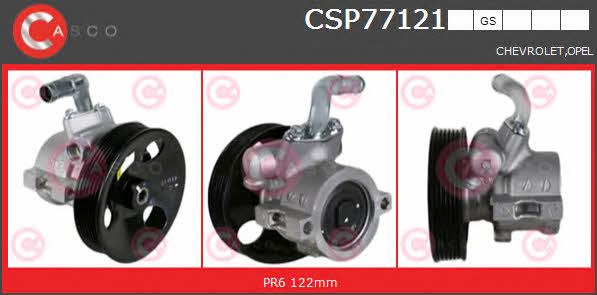 Casco CSP77121GS Насос гідропідсилювача керма CSP77121GS: Купити в Україні - Добра ціна на EXIST.UA!