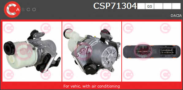 Casco CSP71304GS Насос гідропідсилювача керма CSP71304GS: Купити в Україні - Добра ціна на EXIST.UA!