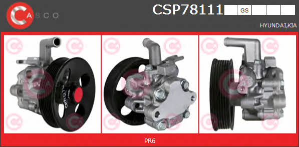 Casco CSP78111GS Насос гідропідсилювача керма CSP78111GS: Купити в Україні - Добра ціна на EXIST.UA!