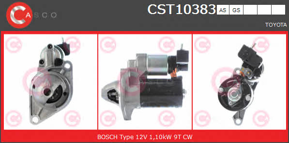 Casco CST10383AS Стартер CST10383AS: Купити в Україні - Добра ціна на EXIST.UA!
