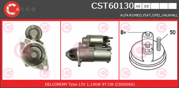 Casco CST60130AS Стартер CST60130AS: Купити в Україні - Добра ціна на EXIST.UA!