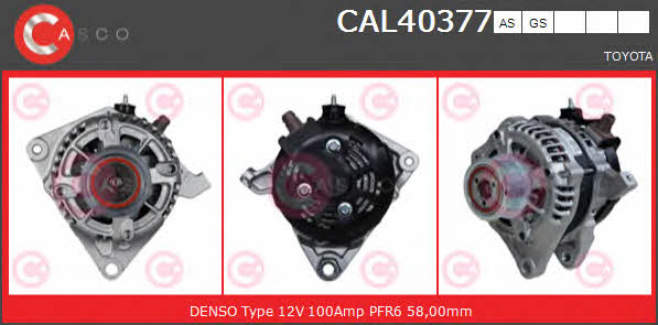 Casco CAL40377GS Генератор CAL40377GS: Купити в Україні - Добра ціна на EXIST.UA!