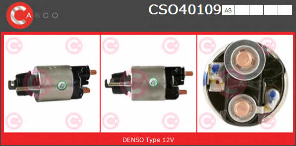 CSO40109AS Casco Реле стартера втягивающее