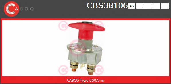 Casco CBS38106AS Головний вимикач, акумулятор CBS38106AS: Купити в Україні - Добра ціна на EXIST.UA!