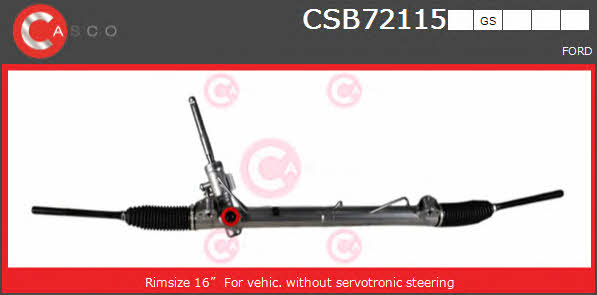 Casco CSB72115GS Рульовий механізм CSB72115GS: Купити в Україні - Добра ціна на EXIST.UA!