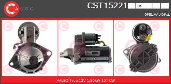 Casco CST15221GS Стартер CST15221GS: Купити в Україні - Добра ціна на EXIST.UA!