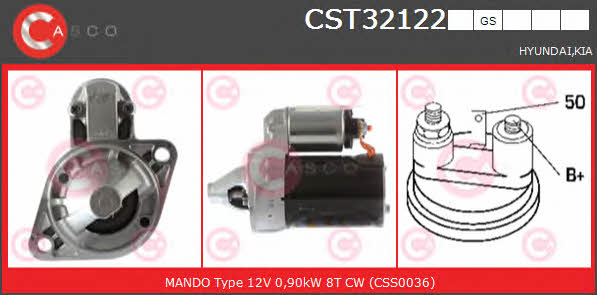 Casco CST32122GS Стартер CST32122GS: Купити в Україні - Добра ціна на EXIST.UA!