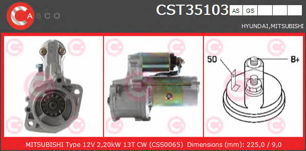 Casco CST35103AS Стартер CST35103AS: Купити в Україні - Добра ціна на EXIST.UA!
