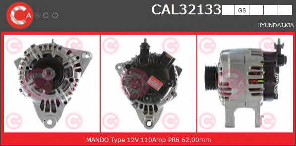 Casco CAL32133GS Генератор CAL32133GS: Купити в Україні - Добра ціна на EXIST.UA!
