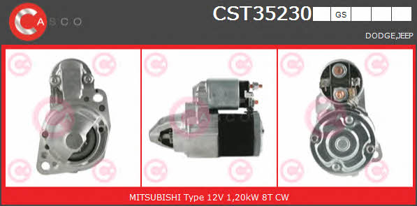 Casco CST35230GS Стартер CST35230GS: Купити в Україні - Добра ціна на EXIST.UA!