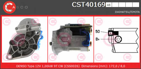 Casco CST40169AS Стартер CST40169AS: Купити в Україні - Добра ціна на EXIST.UA!