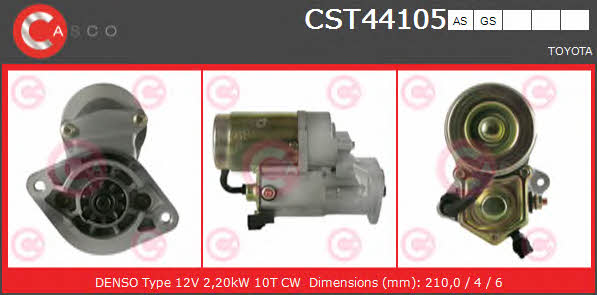 Стартер Toyota Previa (Тойота Превиа): CST44105AS Casco Стартер