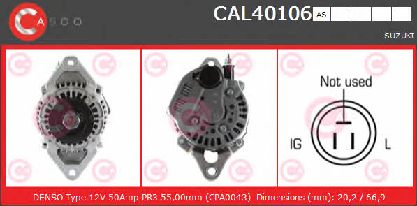 CAL40106AS Casco Генератор