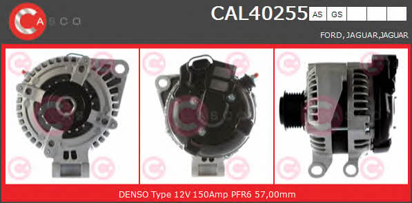 Casco CAL40255AS Генератор CAL40255AS: Купити в Україні - Добра ціна на EXIST.UA!