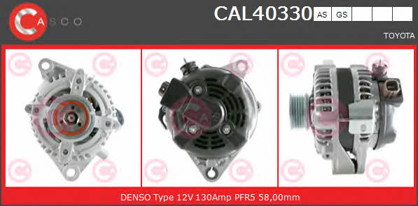 Casco CAL40330AS Генератор CAL40330AS: Купити в Україні - Добра ціна на EXIST.UA!