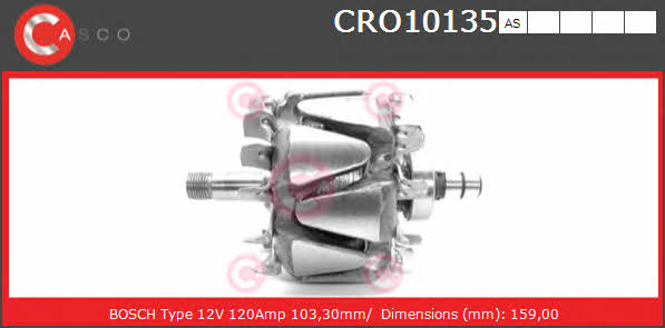 CRO10135AS Casco Ротор генератора