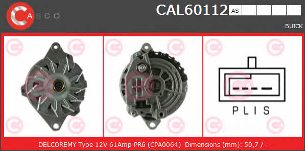 Casco CAL60112AS Генератор CAL60112AS: Купити в Україні - Добра ціна на EXIST.UA!