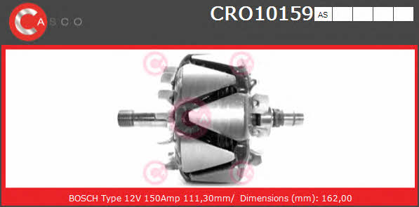 Casco CRO10159AS Ротор генератора CRO10159AS: Приваблива ціна - Купити в Україні на EXIST.UA!