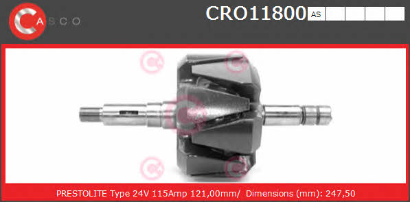 Casco CRO11800AS Ротор генератора CRO11800AS: Купити в Україні - Добра ціна на EXIST.UA!