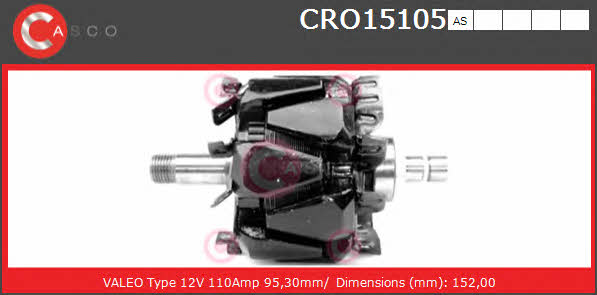 Casco CRO15105AS Ротор генератора CRO15105AS: Купити в Україні - Добра ціна на EXIST.UA!