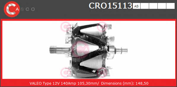 CRO15113AS Casco Ротор генератора