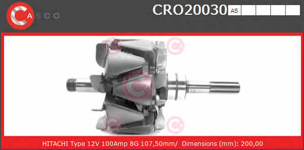 Casco CRO20030AS Ротор генератора CRO20030AS: Купити в Україні - Добра ціна на EXIST.UA!