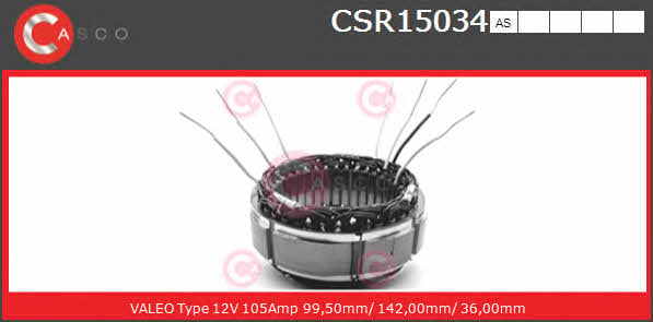 Casco CSR15034AS Статор генератора CSR15034AS: Приваблива ціна - Купити в Україні на EXIST.UA!