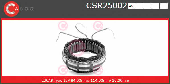 Casco CSR25002AS Статор генератора CSR25002AS: Купити в Україні - Добра ціна на EXIST.UA!