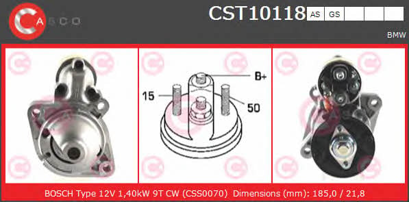 CST10118AS Casco Стартер