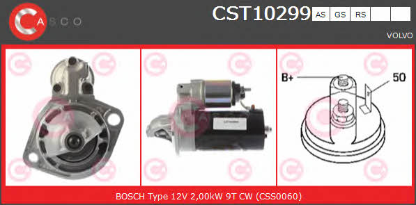 Casco CST10299AS Стартер CST10299AS: Купити в Україні - Добра ціна на EXIST.UA!